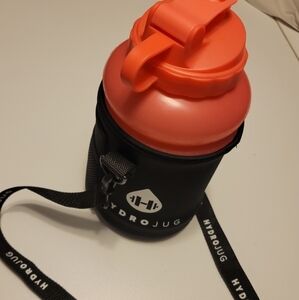 HydroJug  Coral With Black Sleeve Carrier 73 Oz